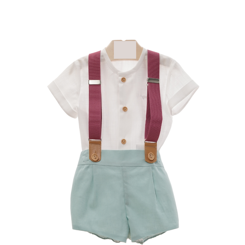 CONJUNTO BEBE CON TIRANTES