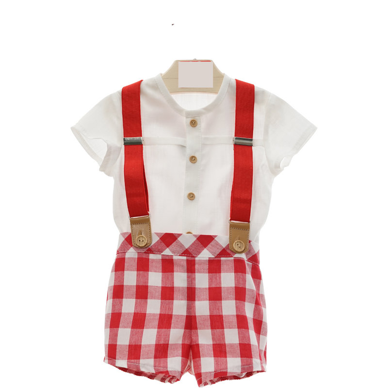 CONJUNTO BEBE CON TIRANTES