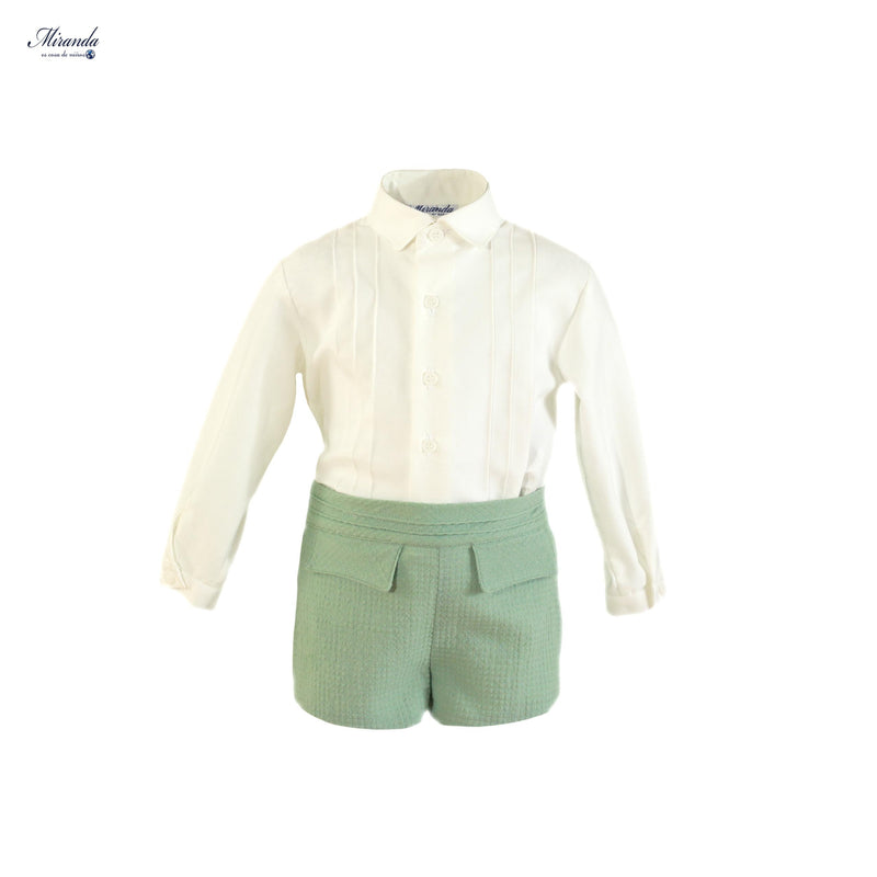 CAMISA PANTALON CORTO NIÑO