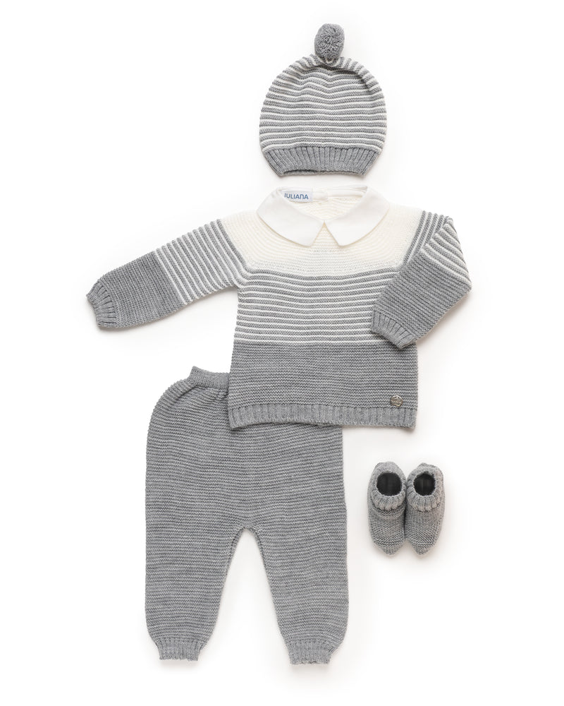 CONJUNTO 4.P RAYADO 2 COLORFES BOTA