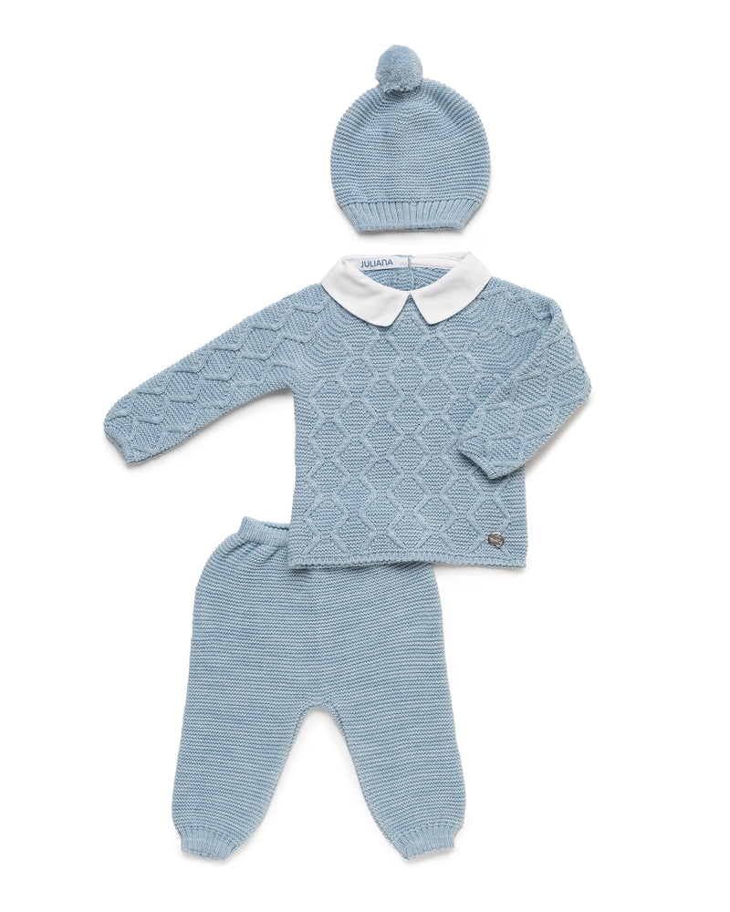 CONJUNTO 3.P LIN ARANES CUELLO PANTALON