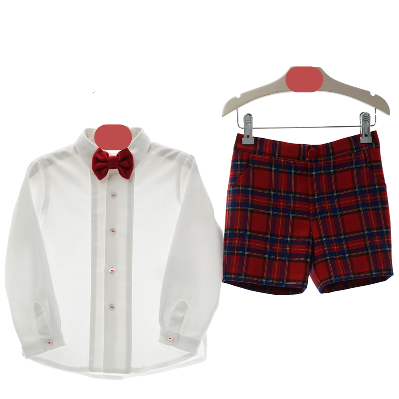 TRAJE NIÑO PANTALON BERMUDA DEDAL