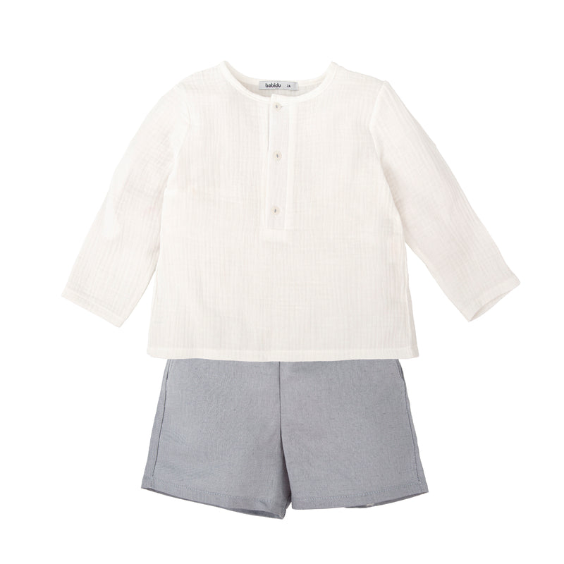 CONJUNTO NIÑO MANGA LARGA