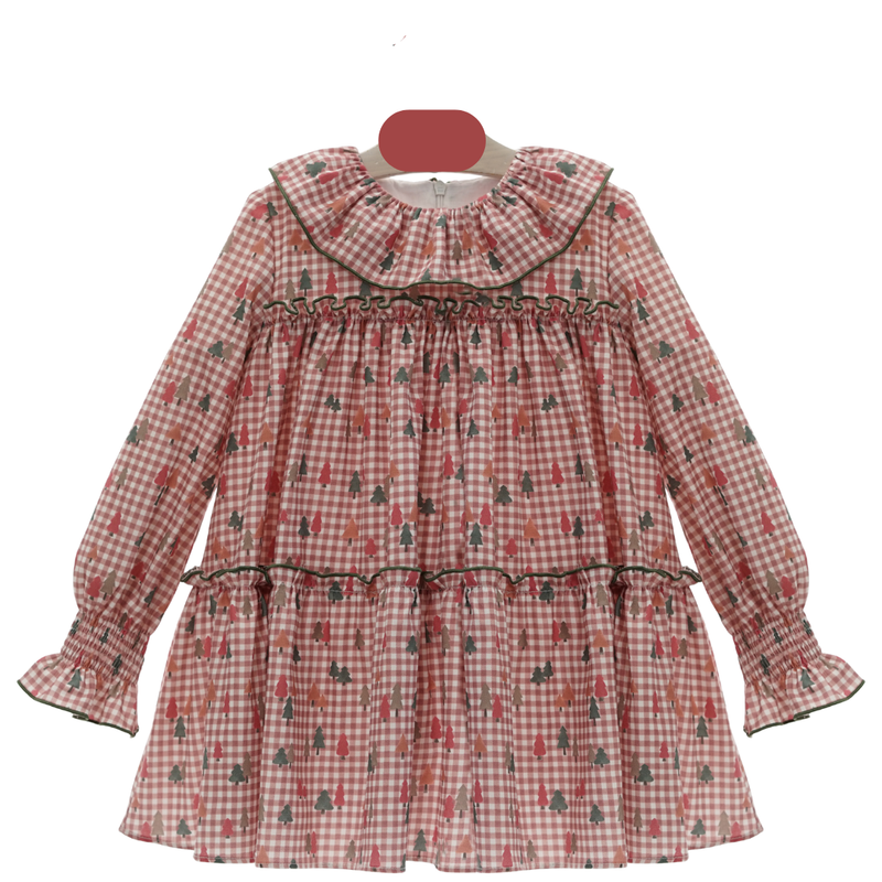 VESTIDO INFANTIL PLUMAS