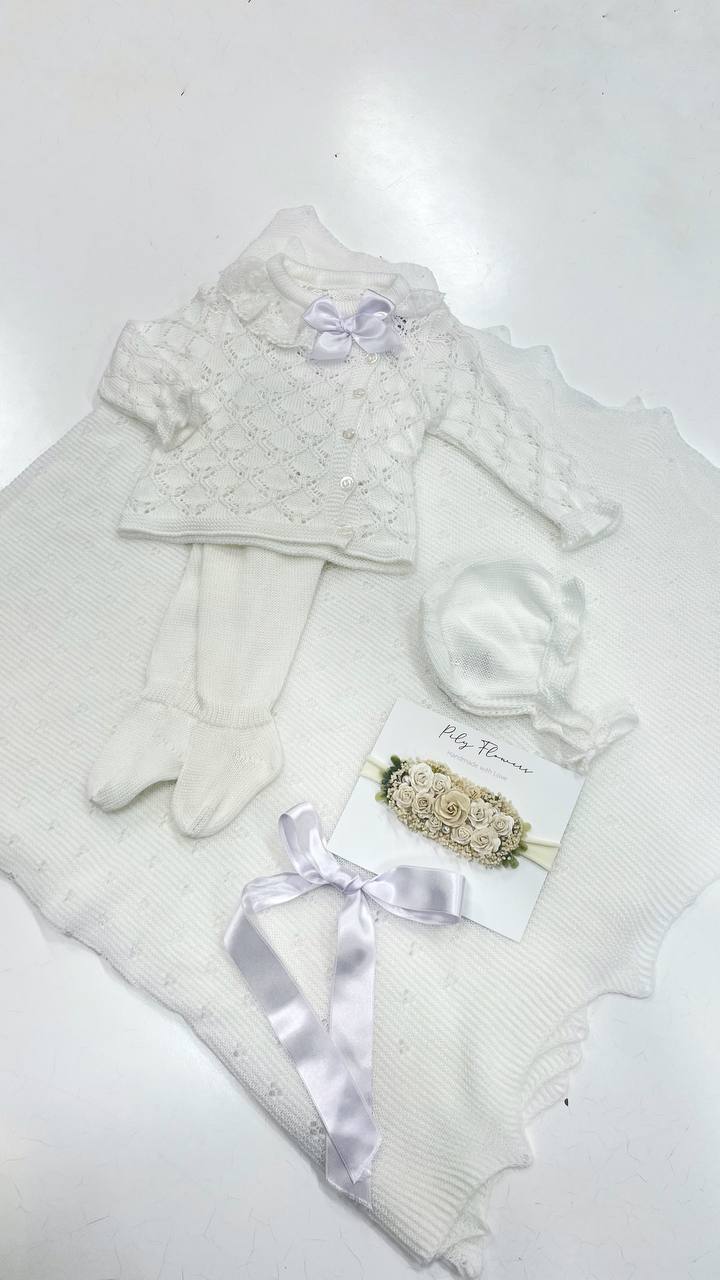 CONJUNTO 3.P CALADO ROMBO
