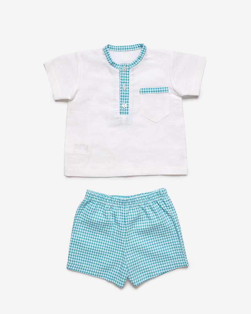 CONJUNTO CAMISA NIÑO VICHY